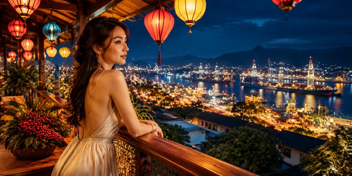 Người dùng tại Hải Phòng kiểm tra giao dịch rút tiền trên điện thoại trong không gian cà phê hiện đại