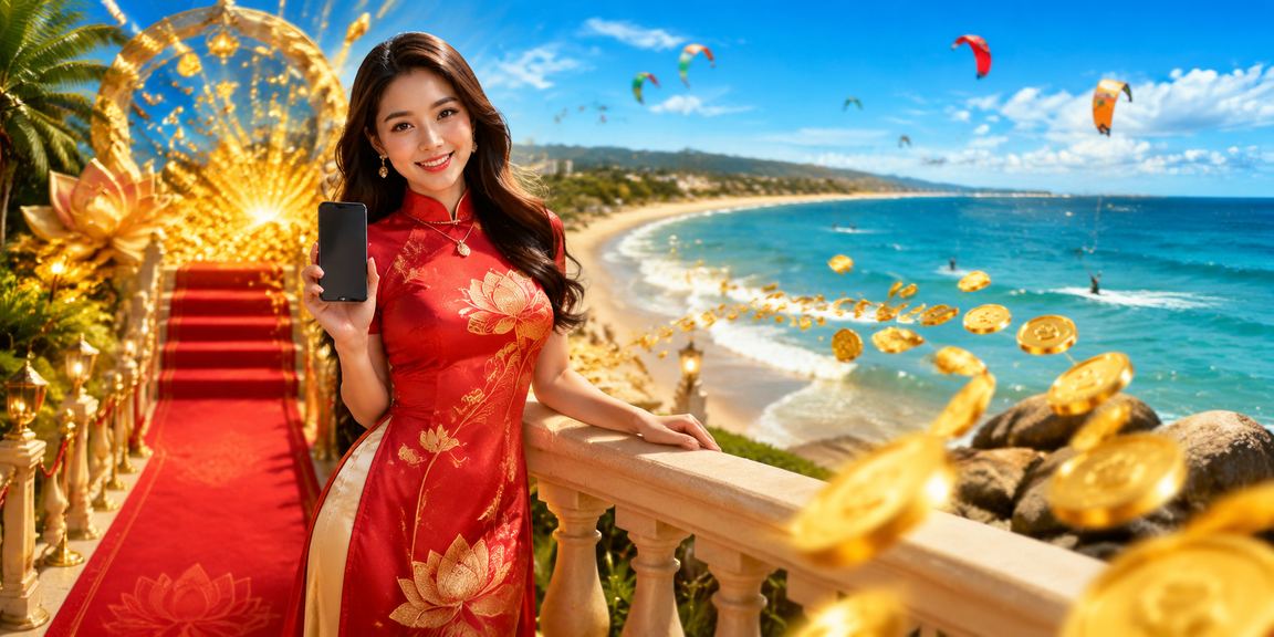 Người dùng trải nghiệm cá cược thể thao di động tại Mũi Né trong kỳ nghỉ hè ven biển
